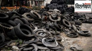 UK tyre exports to India toxic air and black market plants