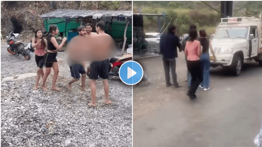 Ugly Fight Breaks Out Between Men & Women In Dehradun's Sahastradhara