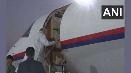 Union Home Minister Amit Shah and J&K LG Manoj Sinha depart for Srinagar Union Home Minister Amit Shah and J&K LG Manoj Sinha depart for Srinagar