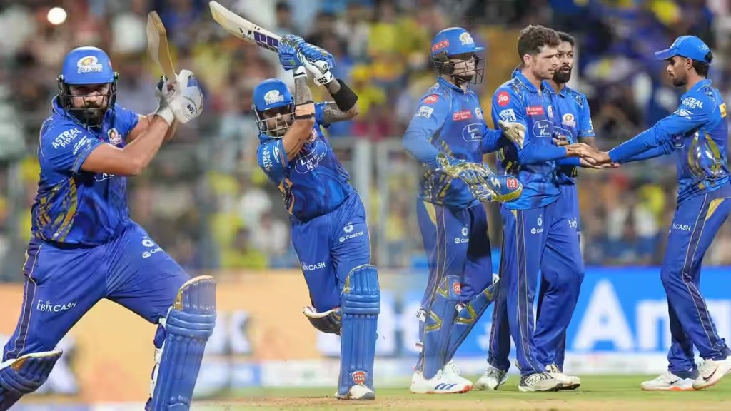 MI beat CSK by 9 Wickets Rohit Sharma Surykumar Yadav Hundred Partnership Hitman Back in form IPL 2025