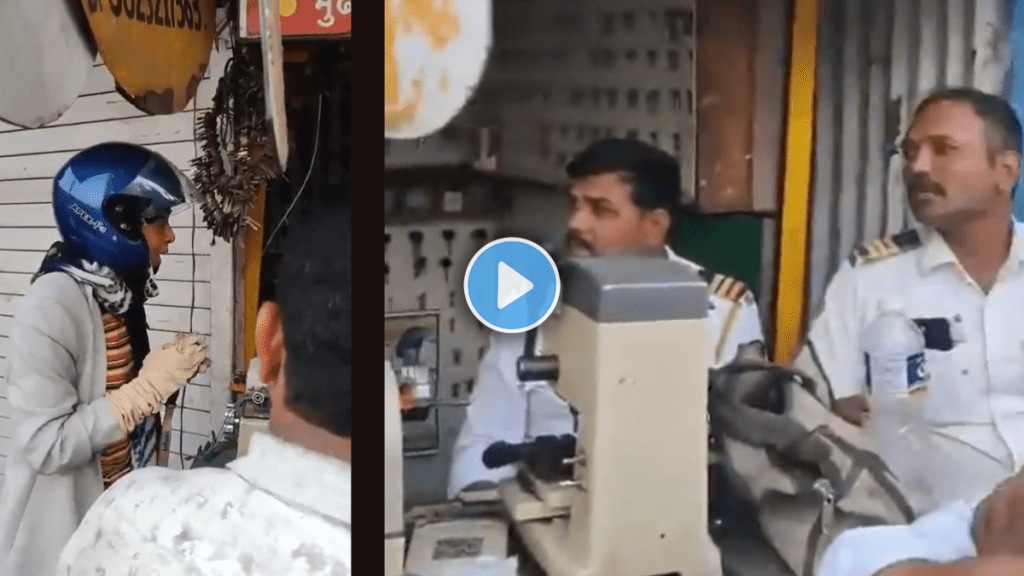 Woman Confronts Traffic Cops
