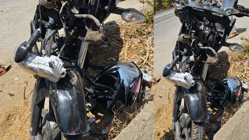 accident in In Chikhli Buldhana One man died, and another is seriously injured