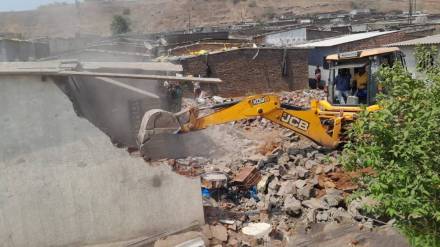 illegal construction demolition in Ambernath