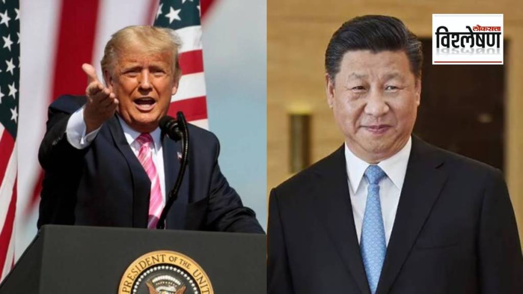 चीनने अमेरिकेबरोबरच्या टॅरिफ युद्धातून माघार का घेतली नाही? याबाबत जाणून घेऊ... (फोटो सौजन्य पीटीआय) चीनने अमेरिकेबरोबरच्या टॅरिफ युद्धातून माघार का घेतली नाही? याबाबत जाणून घेऊ... (फोटो सौजन्य पीटीआय)