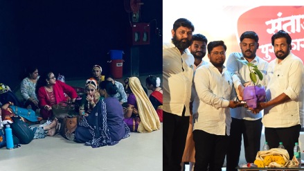 Former minister Bachchu Kadu's late arrival caused stress to the children participating in the dance competition in nagpur Former minister Bachchu Kadu's late arrival caused stress to the children participating in the dance competition in nagpur