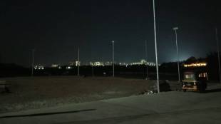 in badlapur no electricity at Dharma kharkar udyan and chowpatty on the banks of the Ulhas River