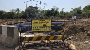villagers stop work bullet train project Gowane village Dahanu taluka