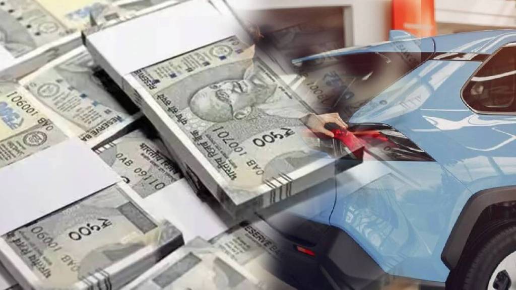 cash recovered from car accident on Khamgaon-Shegaon road cash recovered from car accident on Khamgaon-Shegaon road