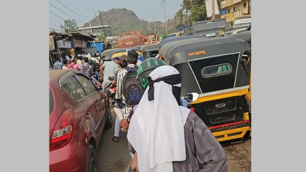 nala sopara traffic jam loksatta nala sopara traffic jam loksatta