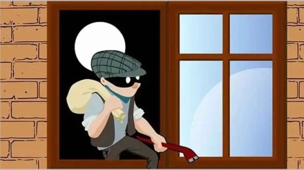burglar arrested