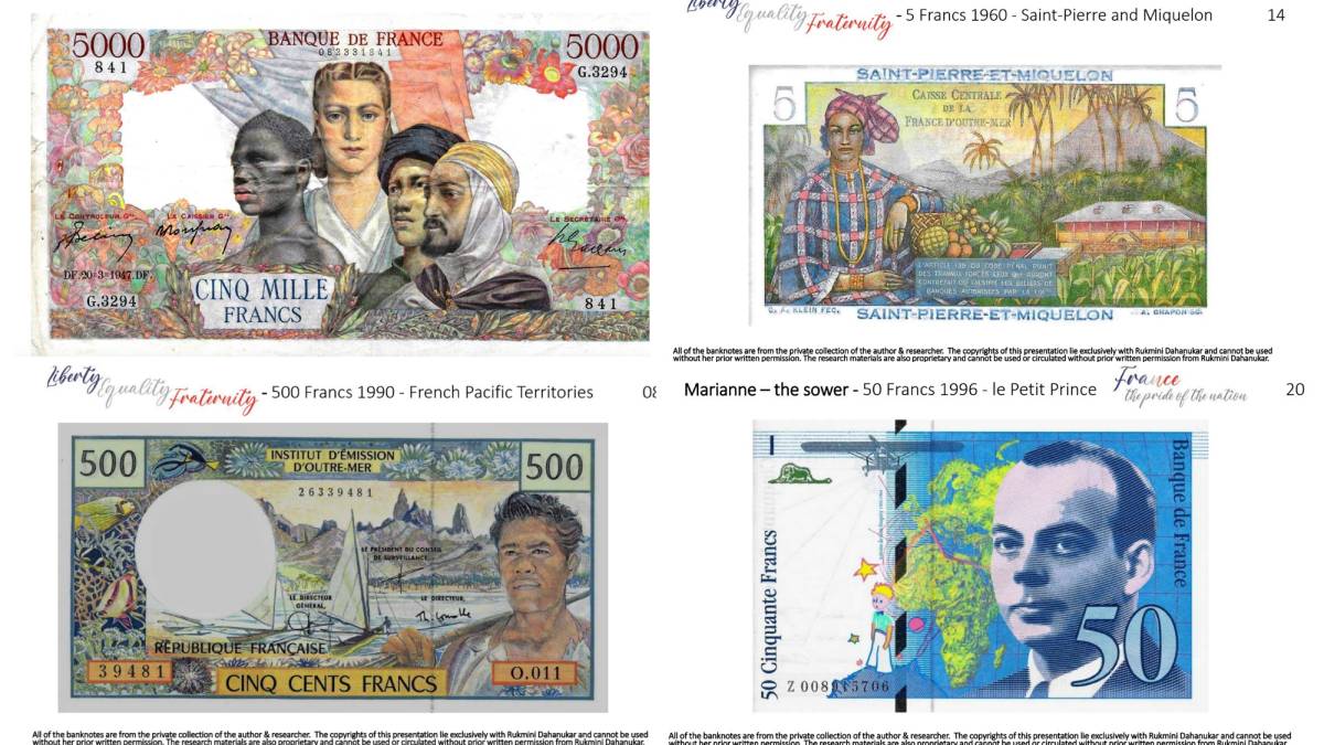 opportunity to see a unique exhibition of french currency notes at ...