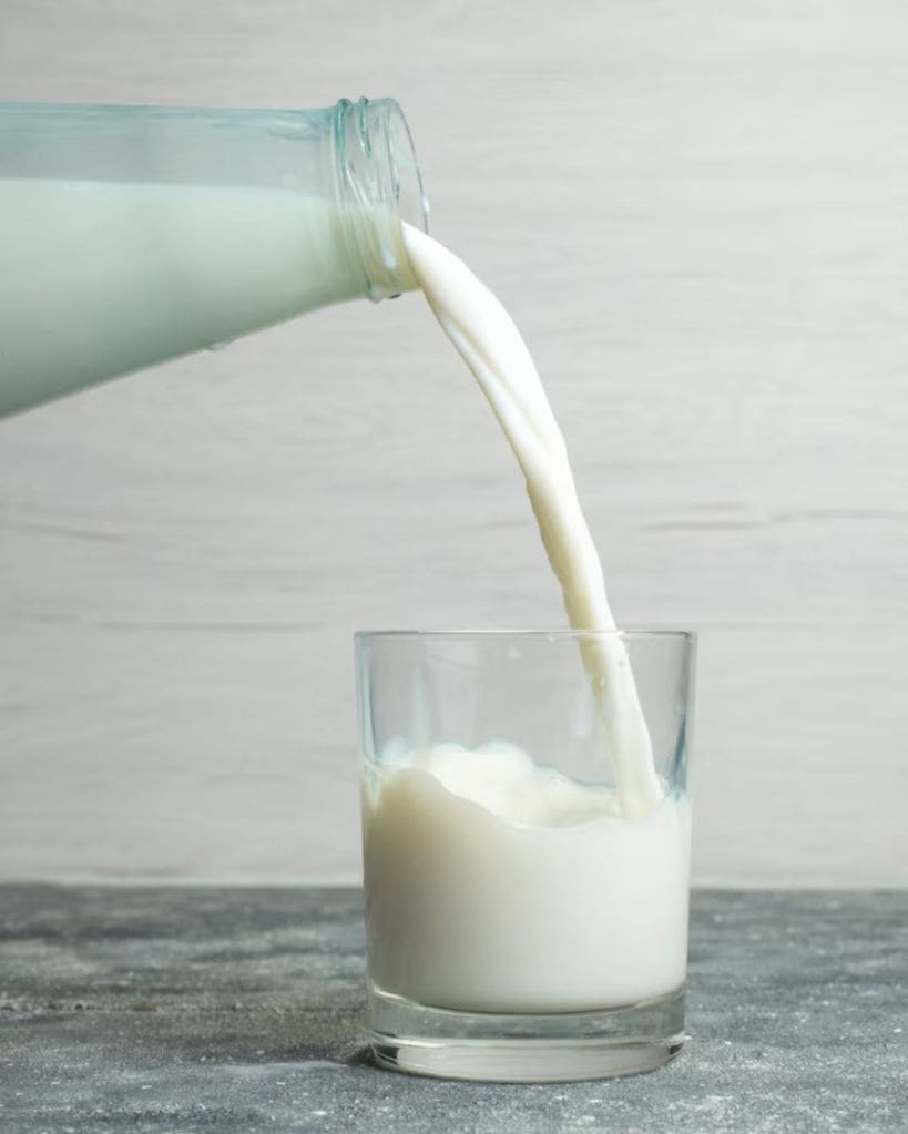 chilled milk