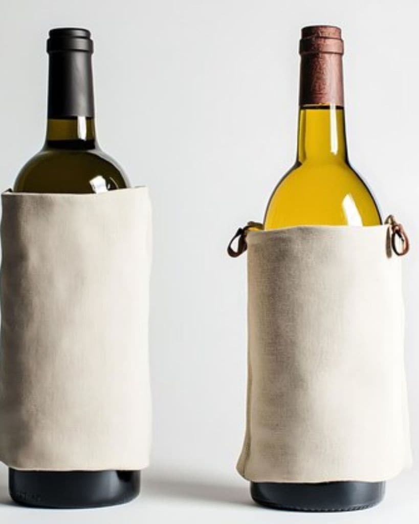 cloth covered bottle