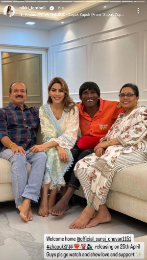 nikki tamboli & suraj chavan great bhet