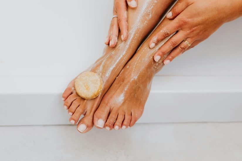 pedicure with your own hands
