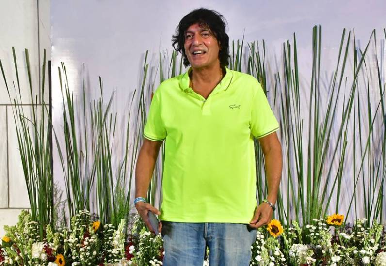 Chunky Pandey in Salman Khan Eid Party