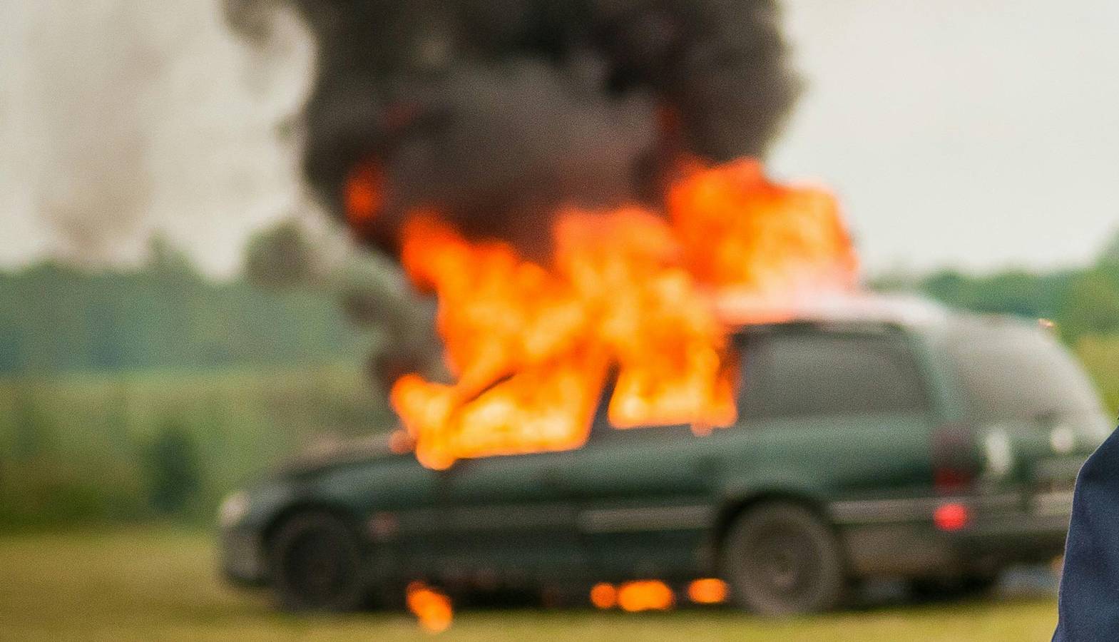 Extreme Heat Fire Risk in Car