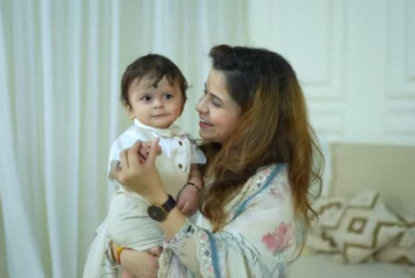 marathi singer kartiki gaikwad shares baby boy photos