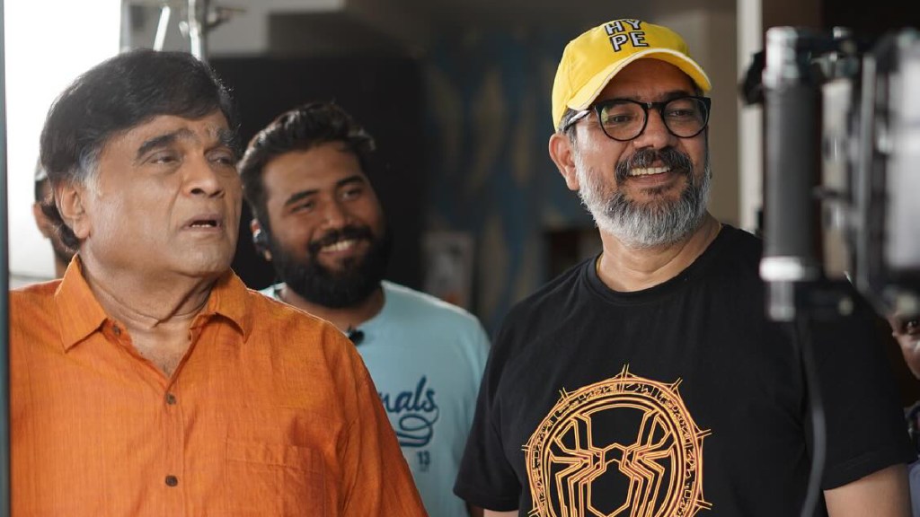 lokesh gupte shared ashi hi jamawajami shooting ashok saraf video lokesh gupte shared ashi hi jamawajami shooting ashok saraf video