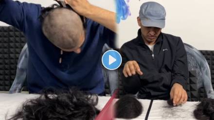 man counted every single hair on his head