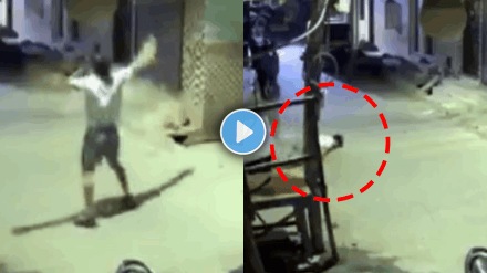 Shocking Video of man got heart attack while workout in uttarakhand viral video on social media