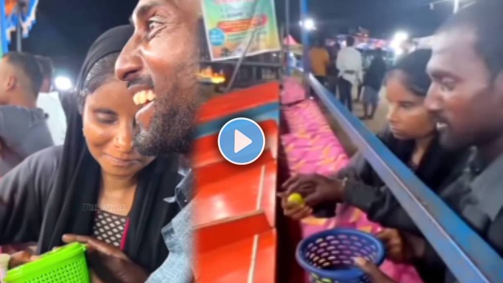 video shows man help to win his blind partner video shows man help to win his blind partner