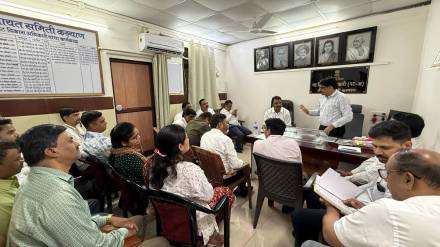 Mla Rajesh More on water problem in navi mumbai