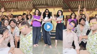 marathi celebrity prasad khandekar namrata sambherao dances on natin marli mithi song