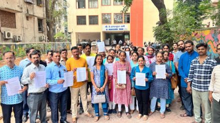 Parents protest against mandatory facility fees Representation to education authorities