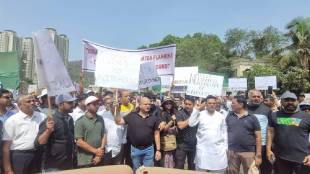 Citizens protest against Thane Borivali tunnel road
