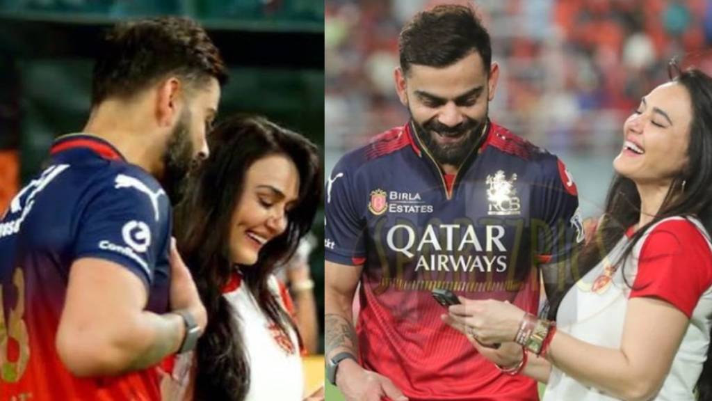 preity zinta reaction on viral photo with virat kohli
