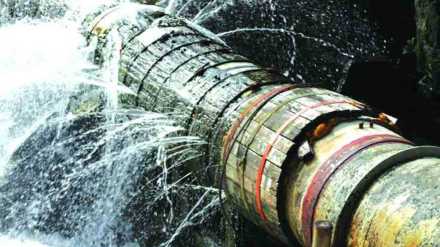 pipeline burst in Chhatrapati Sambhajinagar news in marathi