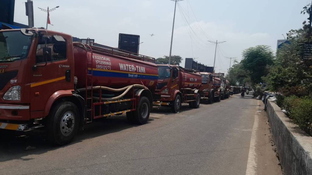 First day of tanker owners strike against central regulations Mumbai print news
