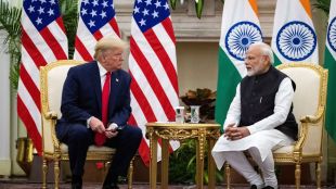 Donald Trump speaking about IndiaтАЩs willingness to remove 100% tariffs on US products