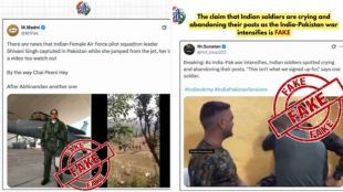 PIB Fact Check denies viral claim of Indian female Air Force pilot captured by Pakistan
