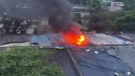 Fire breaks out at a pharma company warehouse in Andheri Mumbai