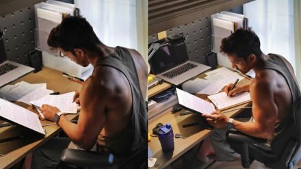actor harshvardhan rane is busy preparing for exam