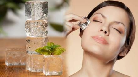 What happens if you ice your face every day in the morning