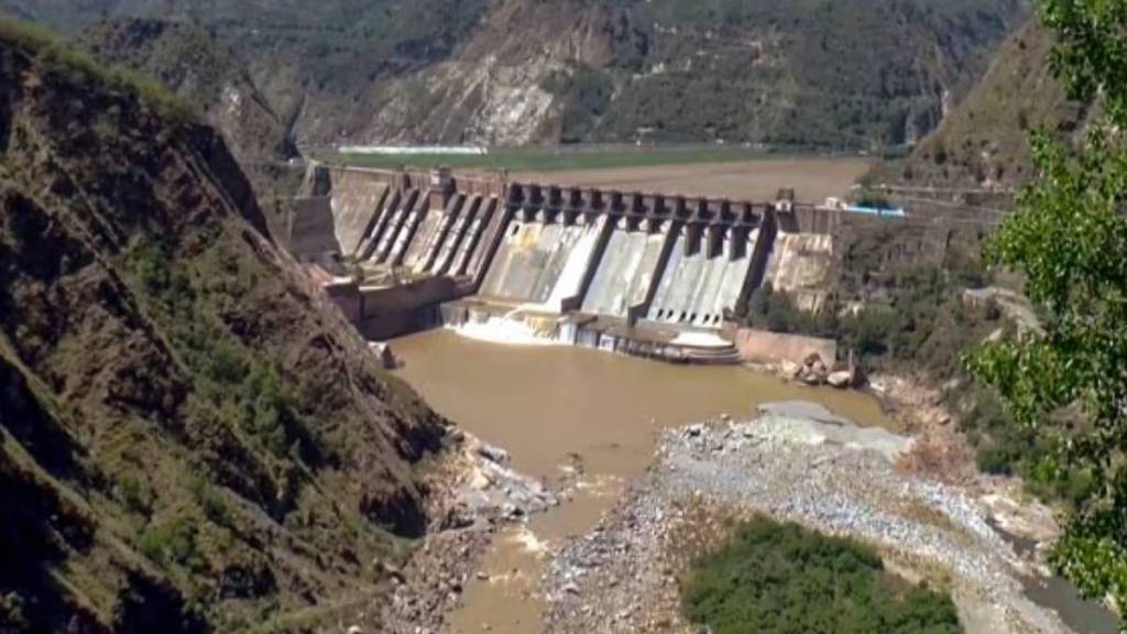 A dam on the Indus river system, in Jammu and Kashmir's Reasi. (Photo: PTI)