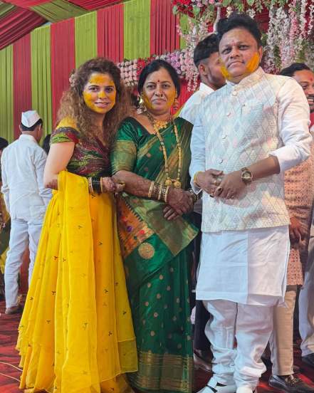 Kartiki Gaikwad Pise Brother Haladi Ceremony