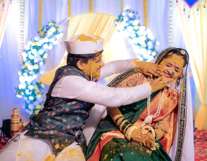 Kartiki Gaikwad Pise Brother Haladi Ceremony