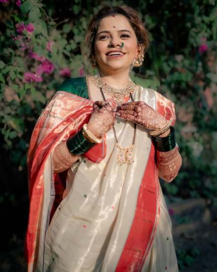 Kartiki Gaikwad Pise Golden Designer Gown