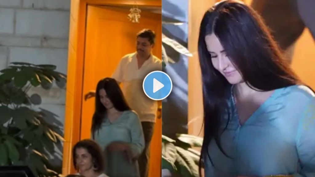 Katrina Kaif Sports Oversized Kurta For Late-Night Visit To Zoya's House Katrina Kaif Sports Oversized Kurta For Late-Night Visit To Zoya's House