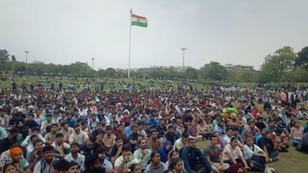 thousands of youngsters turn up for Civil Defence Volunteer program in Chandigarh