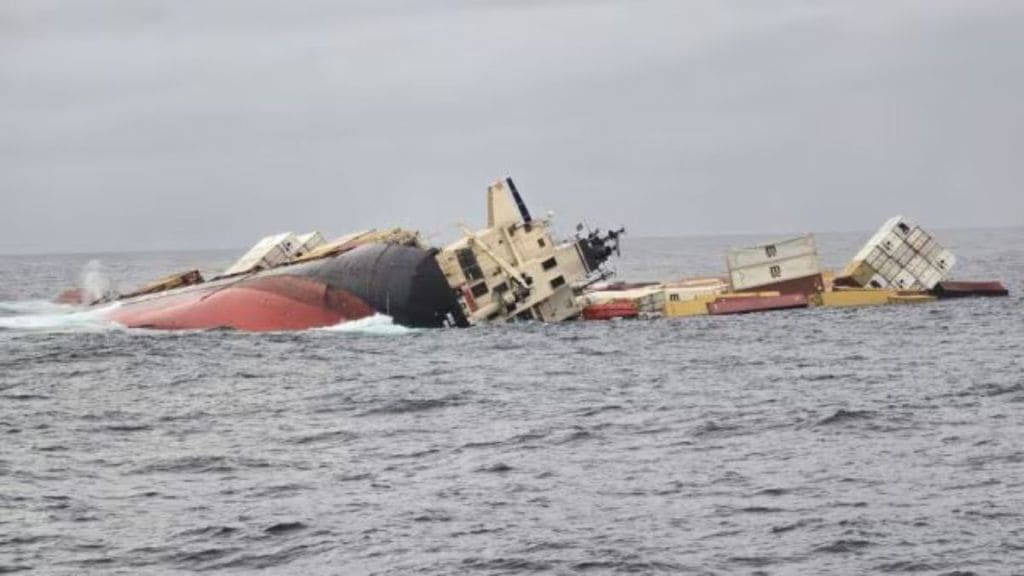 Kerala Ship Capsizes Kerala Ship Capsizes