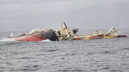 Kerala Ship Capsizes