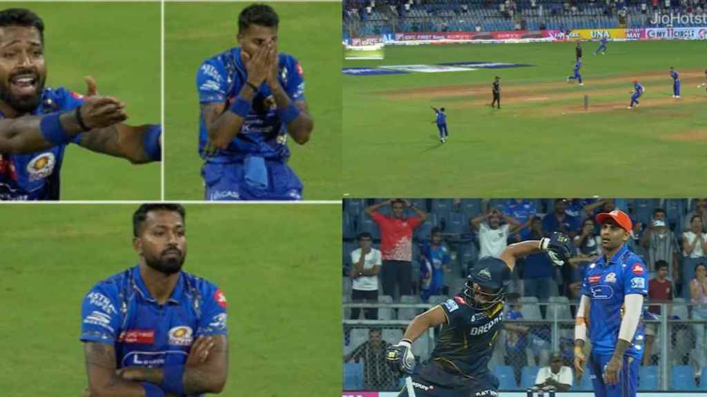 GT beat MI by 3 Wickets Rahul Tewatia Gerald Kotezee Last Over Deepak Chahar Gujarat Table Topper GT beat MI by 3 Wickets Rahul Tewatia Gerald Kotezee Last Over Deepak Chahar Gujarat Table Topper