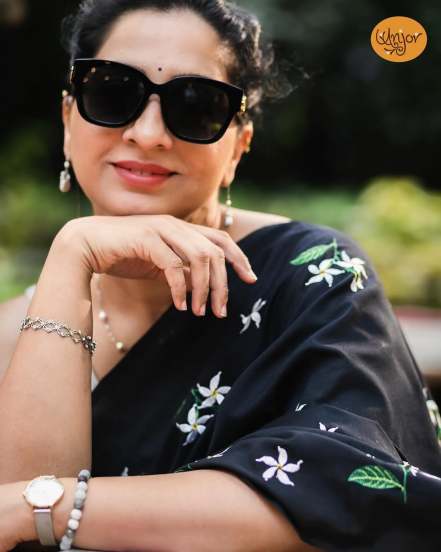 Madhurani Gokhale Saree Look Photoshoot