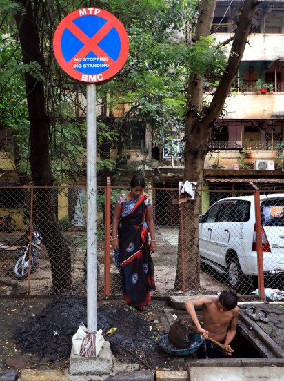 yesterday's heavy rainfall and near-deluge, municipal authorities are now actively engaged in a significant clean-up operation