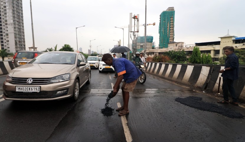 yesterday's heavy rainfall and near-deluge, municipal authorities are now actively engaged in a significant clean-up operation